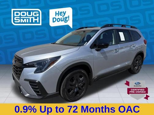 Ice Silver Metallic 2025 Subaru Ascent Onyx Edition Touring