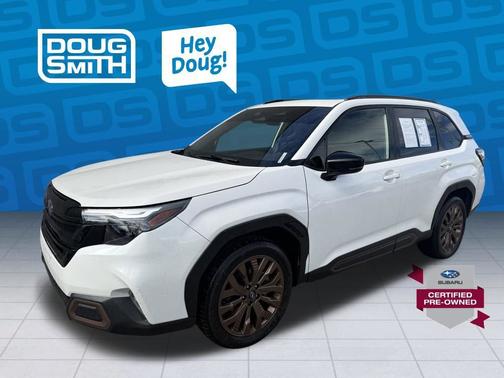 Crystal White Pearl 2025 Subaru Forester Sport