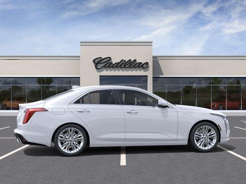 Summit White 2026 Cadillac CT4 Premium Luxury RWD