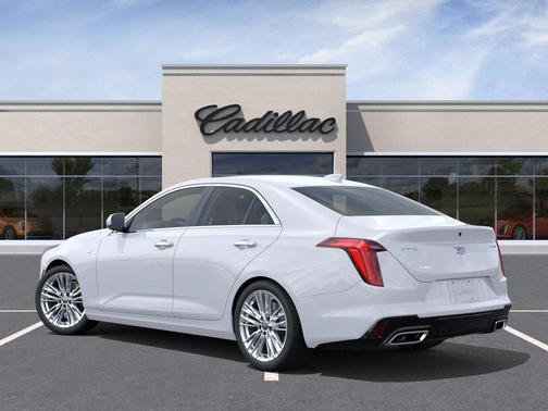 Summit White 2026 Cadillac CT4 Premium Luxury RWD