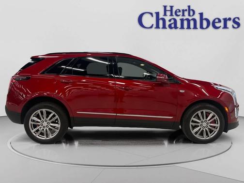 Radiant Red Tintcoat 2025 Cadillac XT5 Sport