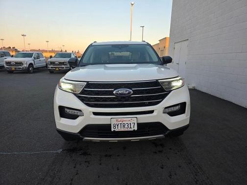 STAR WHITE MET TRI-COAT 2021 Ford Explorer XLT