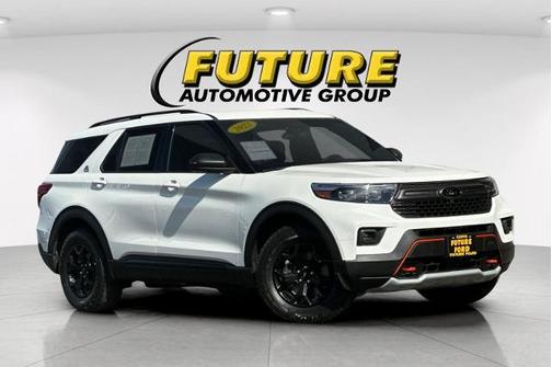 STAR WHITE MET TRI-COAT 2022 Ford Explorer TIMBERLINE