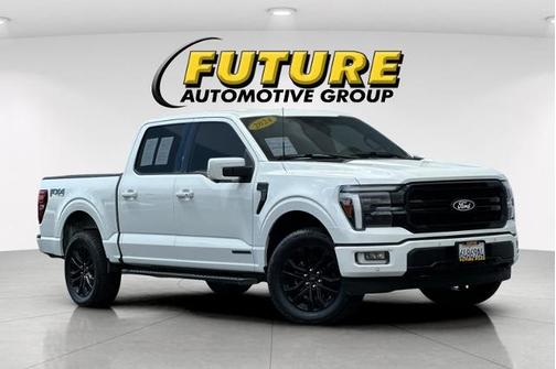 STAR WHITE METALLIC TRICOAT 2024 Ford F-150 LARIAT