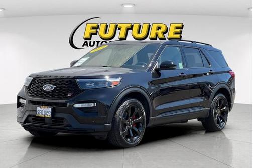 AGATE BLACK METALLIC 2022 Ford Explorer ST