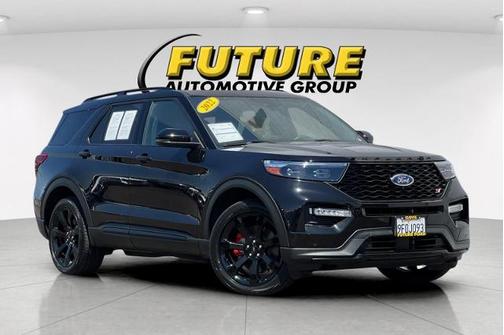 AGATE BLACK METALLIC 2022 Ford Explorer ST