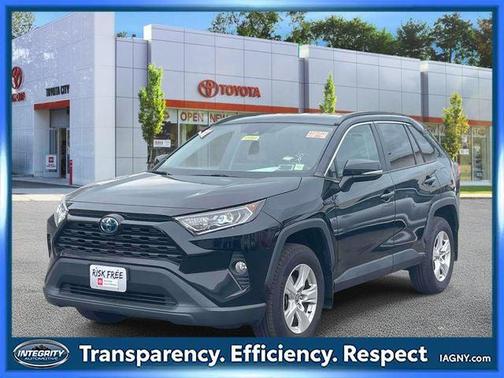Midnight Black Metallic 2021 Toyota RAV4 Hybrid XLE