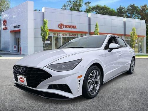 Serenity White 2023 Hyundai SONATA SEL