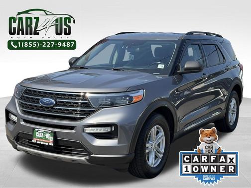 Gray Metallic 2021 Ford Explorer XLT