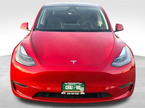 Red Multi-Coat 2023 Tesla Model Y Long Range Dual Motor All-Wheel Drive