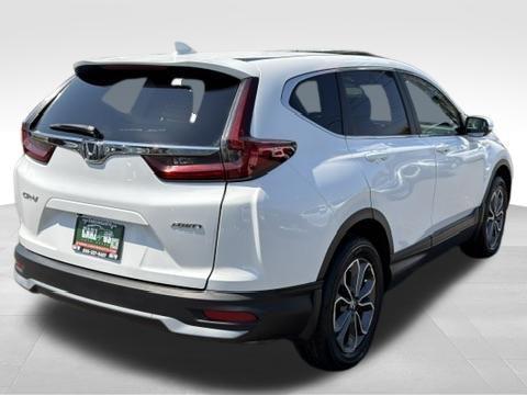 White 2021 Honda CR-V AWD EX
