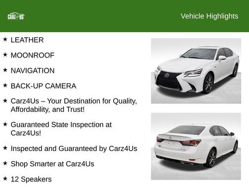 2018 Lexus GS 350 Base