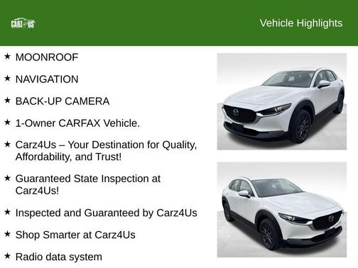 Snowflake White Pearl Mica 2025 Mazda CX-30 2.5 S