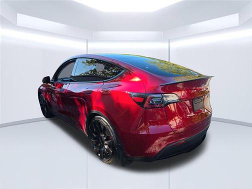 Red 2024 Tesla Model Y Performance Dual Motor All-Wheel Drive