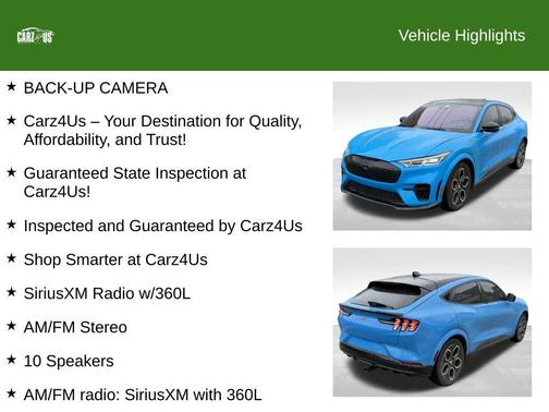 Grabber Blue Metallic 2022 Ford Mustang Mach-E GT