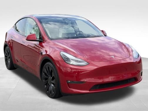 Red Multi-Coat 2022 Tesla Model Y Performance