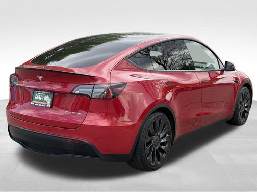 Red Multi-Coat 2022 Tesla Model Y Performance