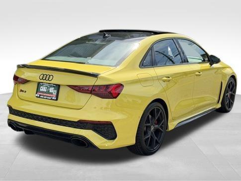 Yellow 2024 Audi RS 3 TFSI quattro S tronic
