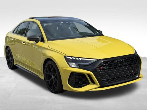 Yellow 2024 Audi RS 3 TFSI quattro S tronic