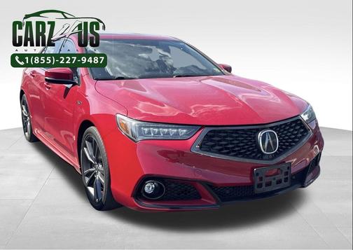 Red 2019 Acura TLX Technology