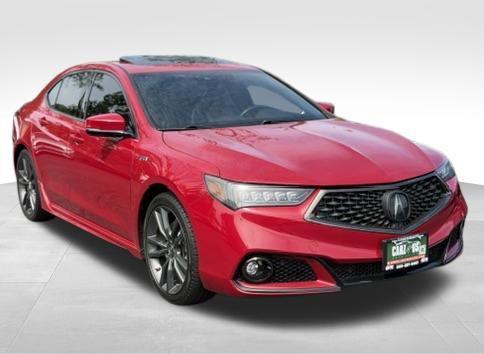 Red 2019 Acura TLX Technology