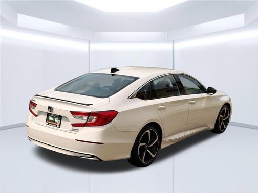White 2022 Honda Accord Hybrid Sport