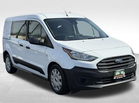 Frozen White 2023 Ford Transit Connect XL Cargo Van