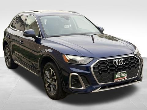 Blue 2022 Audi Q5 45 S line Premium