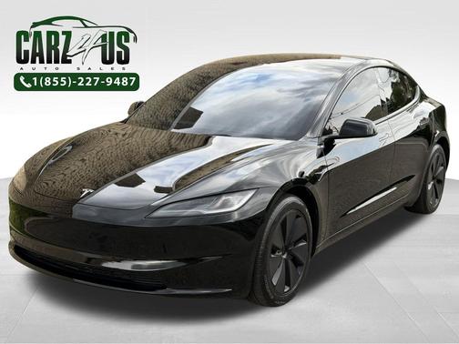 Black 2025 Tesla Model 3 Long Range