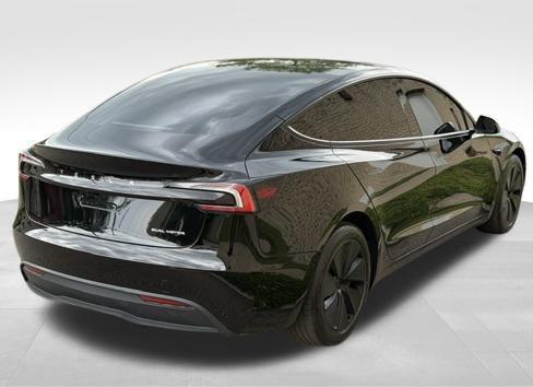 Black 2025 Tesla Model 3 Long Range