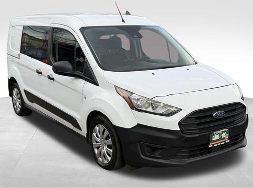 Frozen White 2022 Ford Transit Connect XL Cargo Van
