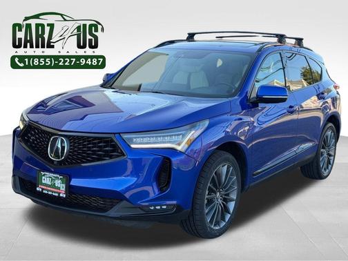 Blue 2023 Acura RDX A-Spec Advance Package