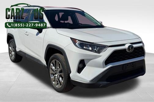 White 2019 Toyota RAV4 XLE Premium