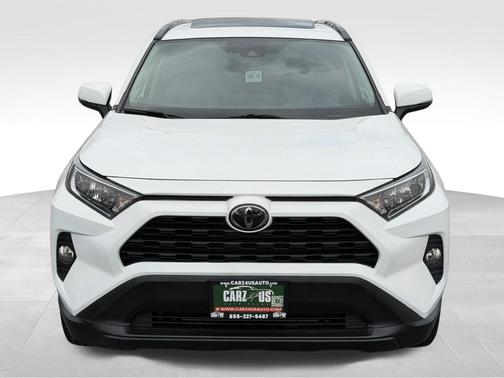 White 2019 Toyota RAV4 XLE Premium