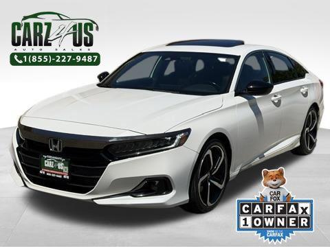 White 2022 Honda Accord Sport 2.0T