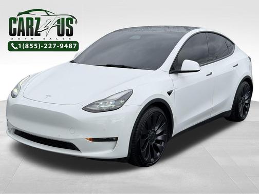 White 2021 Tesla Model Y Performance Dual Motor All-Wheel Drive