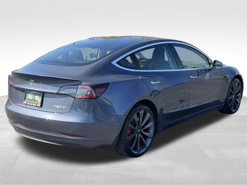 Gray 2020 Tesla Model 3 Performance