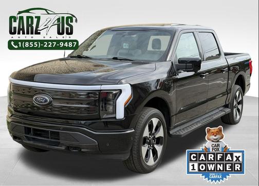 Black Metallic 2023 Ford F-150 Lightning Platinum