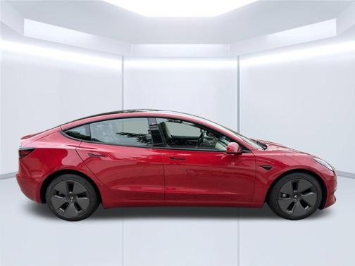 Red Multi-Coat 2021 Tesla Model 3 Long Range