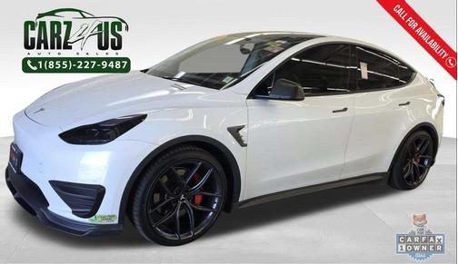 Pearl White Multi-Coat 2023 Tesla Model Y Performance Dual Motor All-Wheel Drive