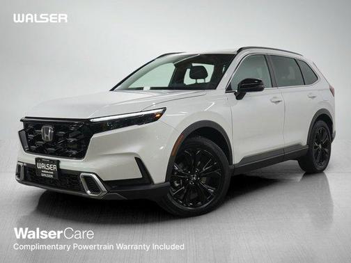 Platinum White Pearl 2025 Honda CR-V Hybrid Sport Touring