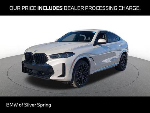 White Metallic 2026 BMW X6 xDrive40i