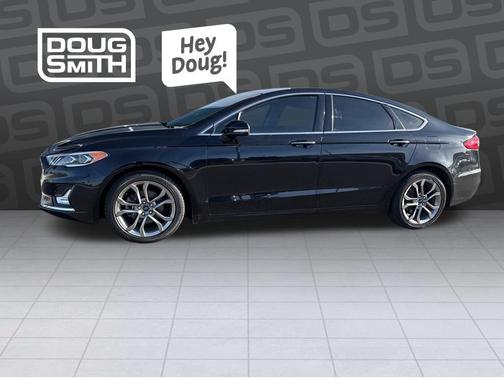 Black 2020 Ford Fusion Hybrid Titanium