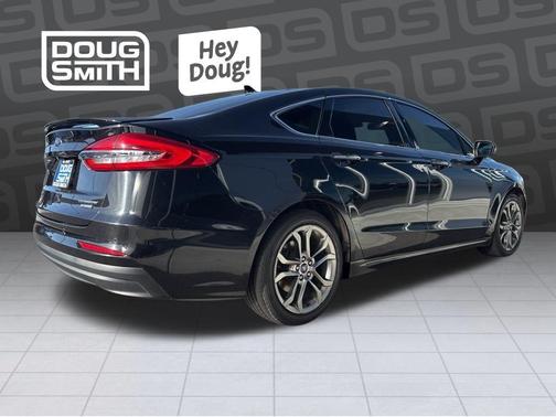 Black 2020 Ford Fusion Hybrid Titanium