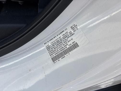 White 2019 Honda Odyssey EX-L