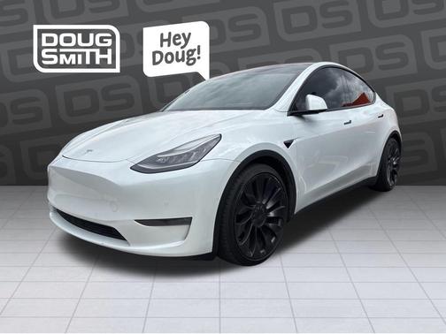 White 2020 Tesla Model Y Performance