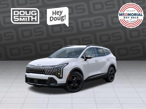 Snow White Pearl 2026 Kia Sportage Hybrid X-Line