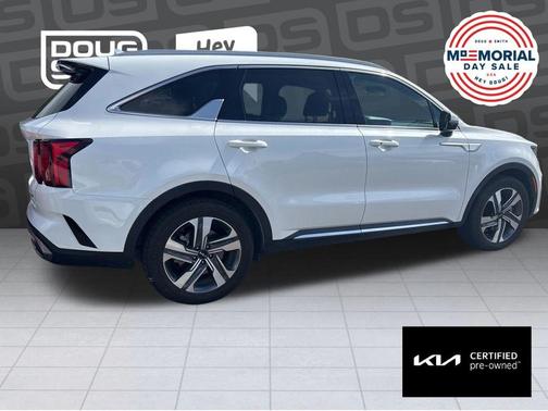 Snow White Pearl 2023 Kia Sorento Hybrid EX
