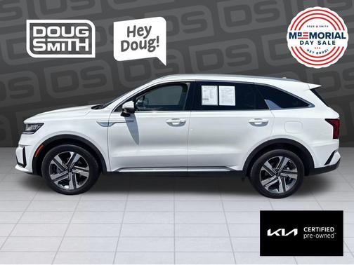 Snow White Pearl 2023 Kia Sorento Hybrid EX