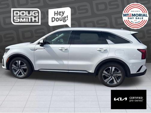 Snow White Pearl 2023 Kia Sorento Hybrid EX